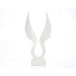 Casa si Gradina - Decoratiuni - Obiecte decorative - Accesorii decorative - Statueta "Flight" White din rasina - Infinity.ro