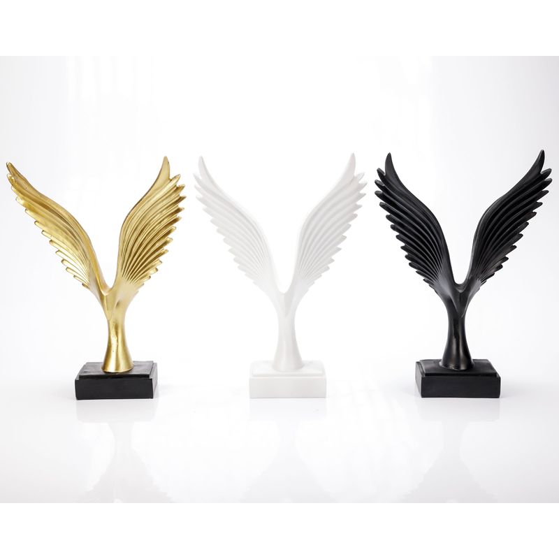 Casa si Gradina - Decoratiuni - Obiecte decorative - Accesorii decorative - Statueta "Bird" White din rasina - Infinity.ro