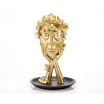 Casa si Gradina - Decoratiuni - Obiecte decorative - Accesorii decorative - Statueta "Crown Gold" din rasina - Infinity.ro