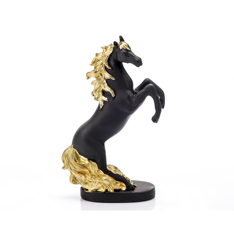 Casa si Gradina - Decoratiuni - Obiecte decorative - Accesorii decorative - Statueta "Horse" Black din rasina - Infinity.ro