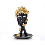 Casa si Gradina - Decoratiuni - Obiecte decorative - Accesorii decorative - Statueta "Crown Black" din rasina - Infinity.ro