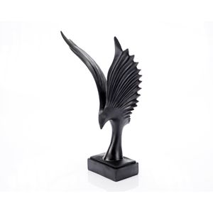 Statueta "Bird" Black din rasina