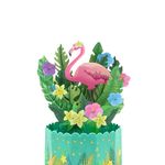 Market - Cadouri - Felicitari - Decoratiune din hartie Magic Pop-Ups Flamingo - Infinity.ro