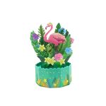 Market - Cadouri - Felicitari - Decoratiune din hartie Magic Pop-Ups Flamingo - Infinity.ro