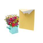 Market - Cadouri - Felicitari - Decoratiune din hartie Magic Pop-Ups Stropitoare turcoaz - Infinity.ro