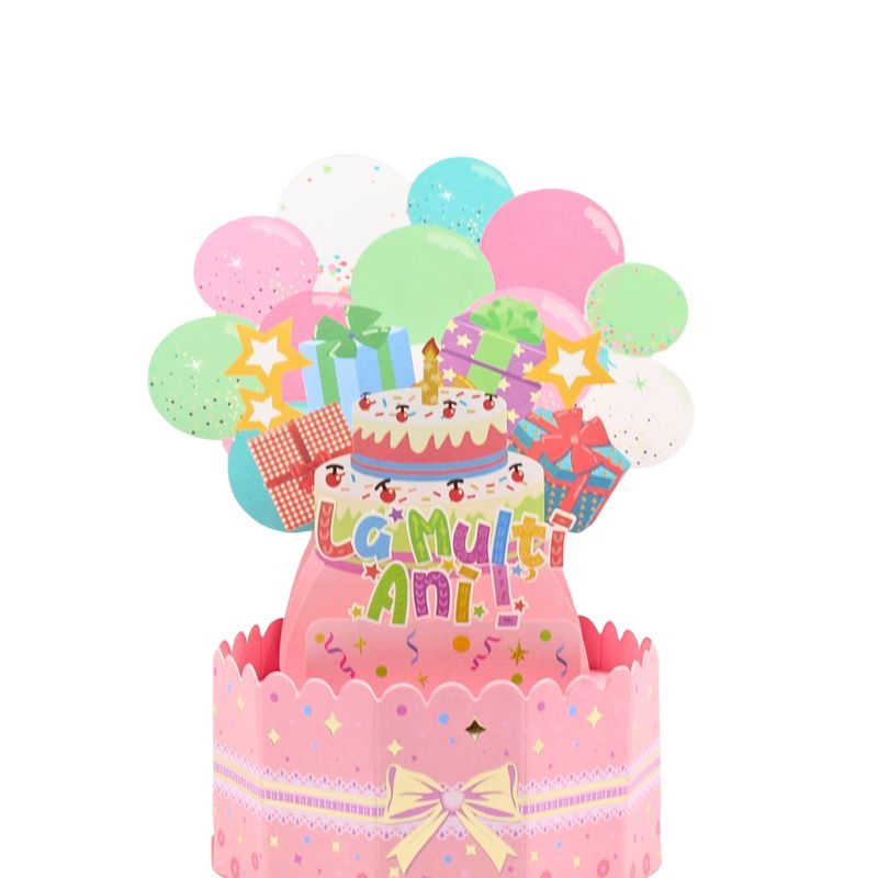 Market - Cadouri - Felicitari - Decoratiune din hartie Magic Pop-Ups La multi ani - Infinity.ro