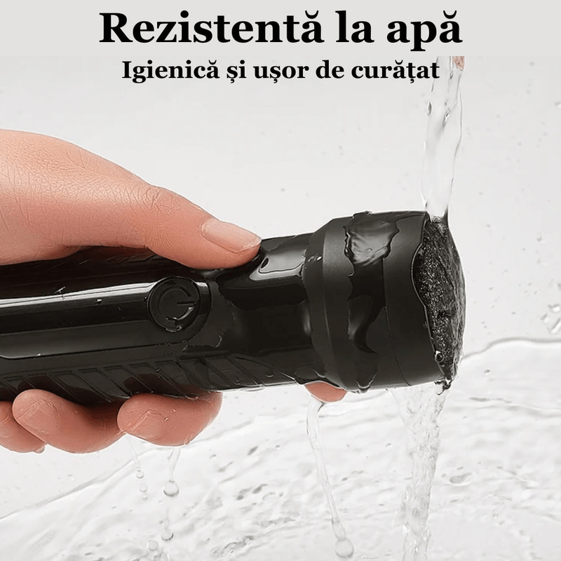 Ingrijire personala si Cosmetice - Manichiura si pedichiura - Pile cosmetice - Pila electrica pentru talpi si calcaie cu set de accesorii ESPRODYS, Incarcare USB, Indepartare piele moarta, negru - Infinity.ro
