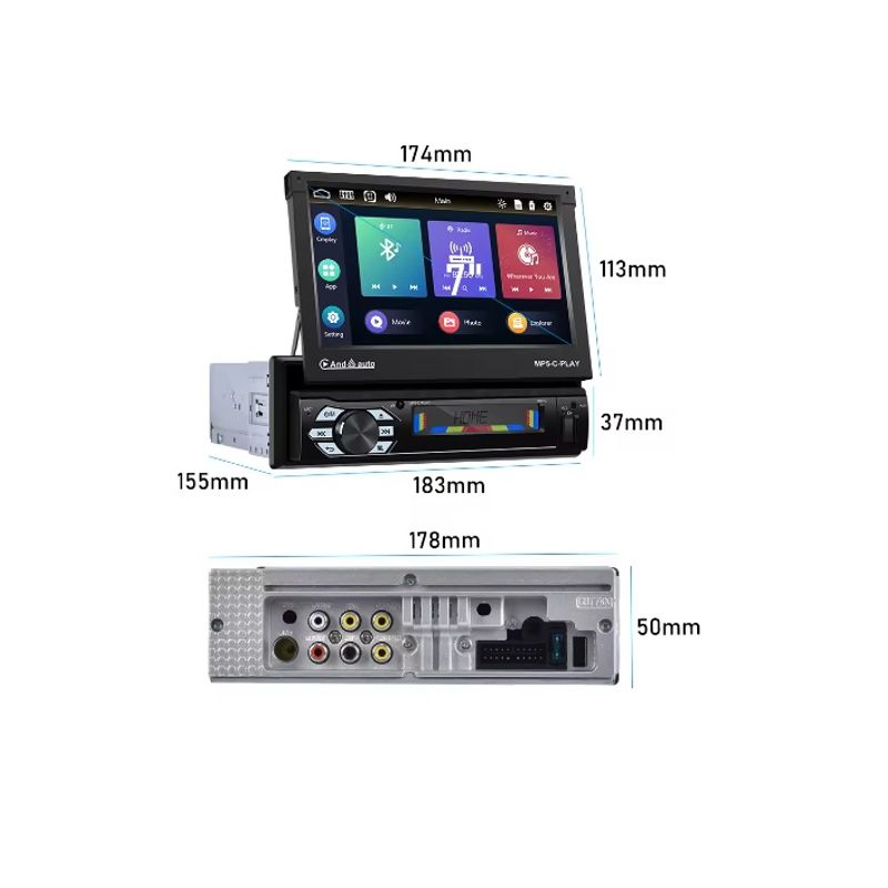 Auto si Moto - Electronice auto - Multimedia auto - Dvd auto player, motorizat, radio, bt, video, car play, camera inclusa - Infinity.ro