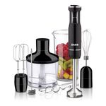 Electronice si Electrocasnice - Electrocasnice bucatarie - Mixere, tocatoare & roboti de bucatarie - Blendere si mini tocatoare - Set blender multifunctional cu tija lunga ZASS ZHB 12 MF - Infinity.ro
