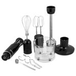 Electronice si Electrocasnice - Electrocasnice bucatarie - Mixere, tocatoare & roboti de bucatarie - Blendere si mini tocatoare - Set blender multifunctional cu tija lunga ZASS ZHB 12 MF - Infinity.ro
