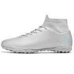 Sport si Outdoor - Echipament Sportiv - Incaltaminte sport - Pantofi sport - Ghete de fotbal MBrands cu glezniera 7.5 pentru teren sintetic culoare gri 38 - Infinity.ro