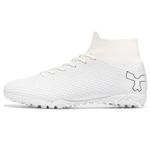 Sport si Outdoor - Echipament Sportiv - Incaltaminte sport - Pantofi sport - Ghete de fotbal MBrands cu glezniera 7.5 pentru teren sintetic culoare alb 38 - Infinity.ro