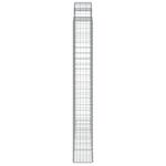 Casa si Gradina - Gradina si terasa - Garduri, panouri si accesorii - Cosuri gabion arcuite,8 buc., 200x30x220/240cm, fier galvanizat - Infinity.ro