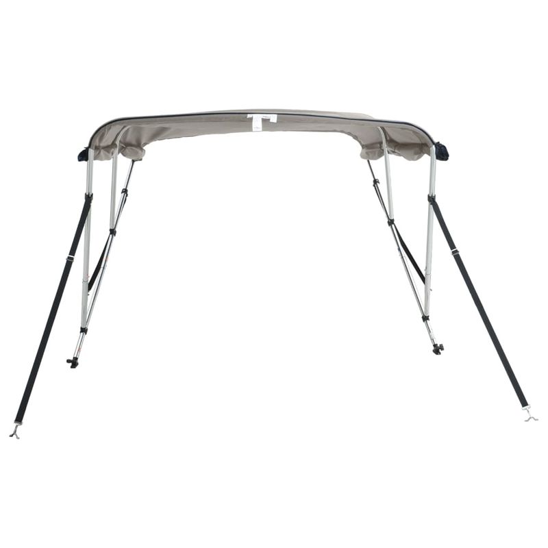 Auto si Moto - Ambarcatiuni - Accesorii ambarcatiuni - Parasolar Bimini 3 arcuri pereti laterali, 183x(154-167)x137 cm, gri antracit - Infinity.ro