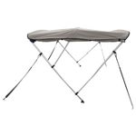 Auto si Moto - Ambarcatiuni - Accesorii ambarcatiuni - Parasolar Bimini 3 arcuri pereti laterali, 183x(154-167)x137 cm, gri antracit - Infinity.ro