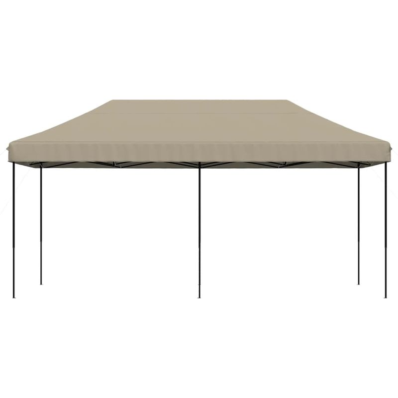 Casa si Gradina - Gradina si terasa - Umbrele si pavilioane - Pavilioane - Cort de petrecere pliabil Pop-Up, taupe, 580x292x315 cm - Infinity.ro