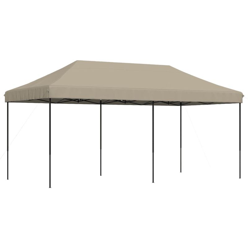 Casa si Gradina - Gradina si terasa - Umbrele si pavilioane - Pavilioane - Cort de petrecere pliabil Pop-Up, taupe, 580x292x315 cm - Infinity.ro