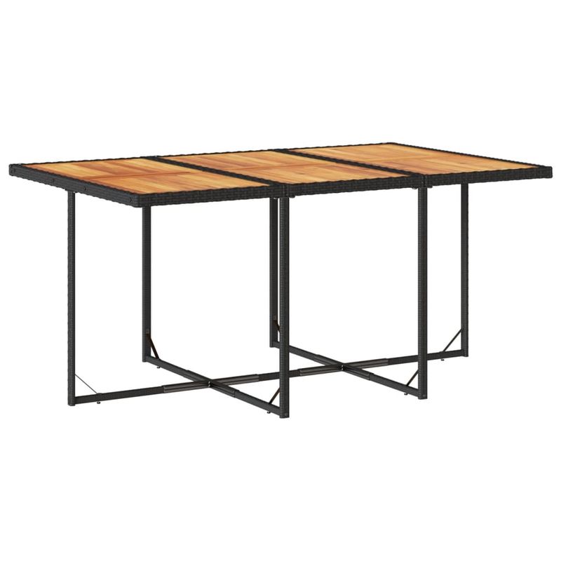 Casa si Gradina - Gradina si terasa - Mobilier exterior - Seturi mobila gradina - Set mobilier de exterior cu perne, 11 piese, negru, poliratan - Infinity.ro
