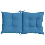 Casa si Gradina - Textile si covoare - Perne si pilote - Perne decorative - Perne scaun spatar mic 2 buc. melanj albastru 100x50x7cm textil - Infinity.ro