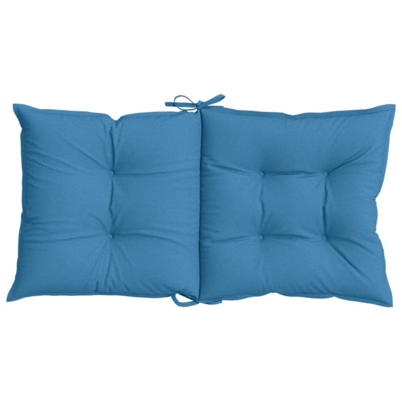 Casa si Gradina - Textile si covoare - Perne si pilote - Perne decorative - Perne scaun spatar mic 2 buc. melanj albastru 100x50x7cm textil - Infinity.ro