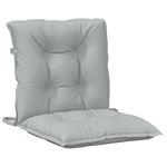 Casa si Gradina - Textile si covoare - Perne si pilote - Perne decorative - Perne scaun cu spatar scund 2 buc. melanj gri 100x50x7cm textil, gri deschis melange - Infinity.ro