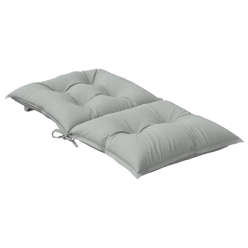 Casa si Gradina - Textile si covoare - Perne si pilote - Perne decorative - Perne scaun cu spatar scund 2 buc. melanj gri 100x50x7cm textil, gri deschis melange - Infinity.ro