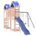 Jucarii, Copii si Bebe - Jucarii si jocuri - Jucarii de exterior - Spatii de joaca si accesorii - Set de joaca pentru exterior, lemn masiv de douglas - Infinity.ro