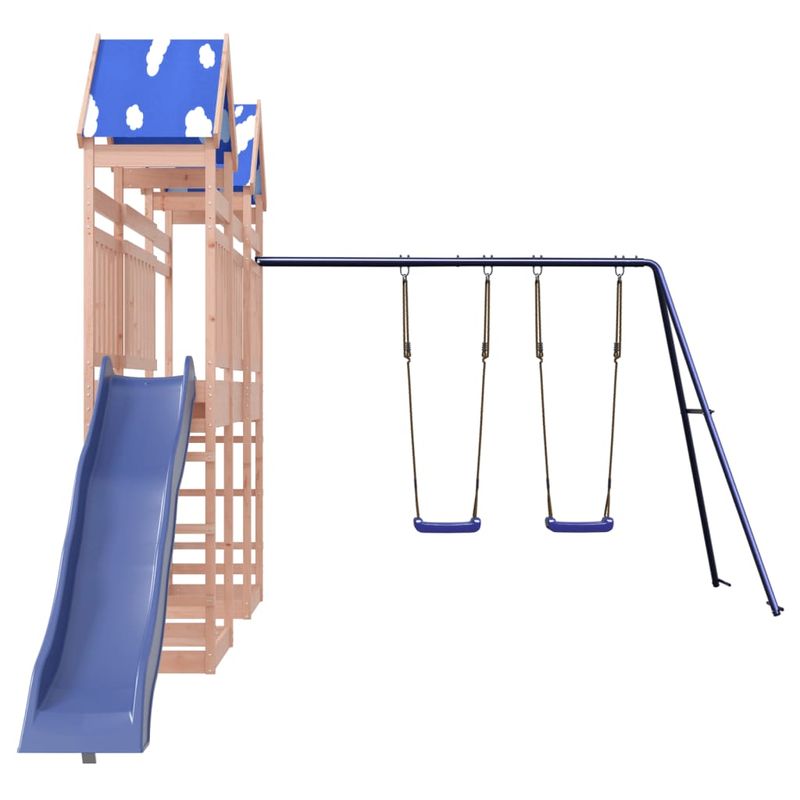 Jucarii, Copii si Bebe - Jucarii si jocuri - Jucarii de exterior - Spatii de joaca si accesorii - Set de joaca pentru exterior, lemn masiv de douglas - Infinity.ro