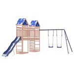 Jucarii, Copii si Bebe - Jucarii si jocuri - Jucarii de exterior - Spatii de joaca si accesorii - Set de joaca pentru exterior, lemn masiv de douglas - Infinity.ro