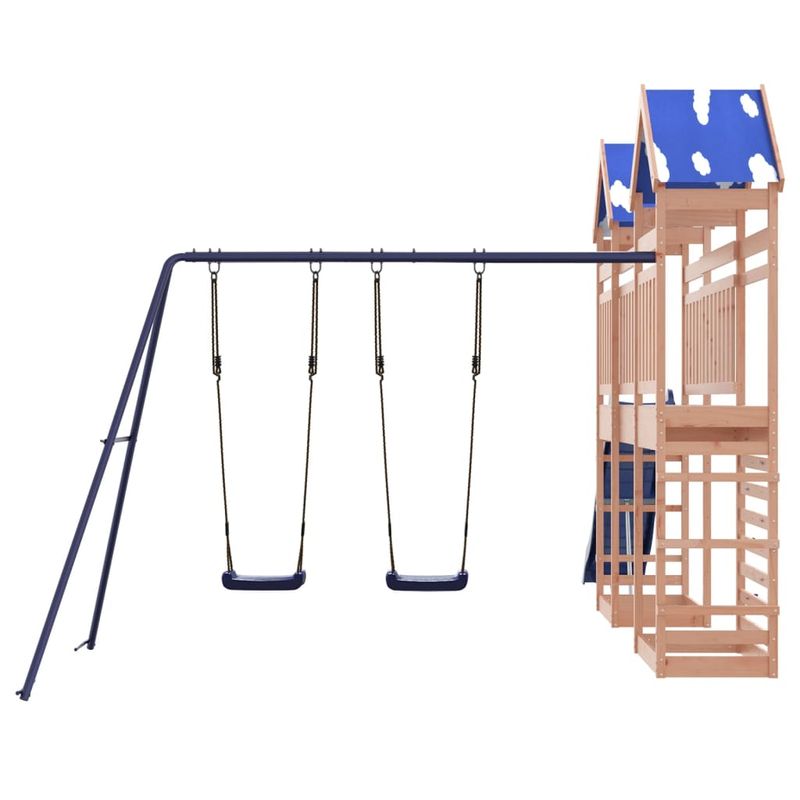 Jucarii, Copii si Bebe - Jucarii si jocuri - Jucarii de exterior - Spatii de joaca si accesorii - Set de joaca pentru exterior, lemn masiv de douglas - Infinity.ro