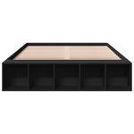 Casa si Gradina - Mobilier - Paturi si accesorii - Paturi - Cadru de pat, negru, 140x190 cm, lemn prelucrat - Infinity.ro