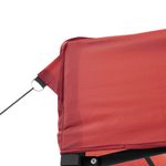 Casa si Gradina - Gradina si terasa - Umbrele si pavilioane - Pavilioane - Cort pliabil pentru petreceri cu 3 pereti laterali rosu visiniu - Infinity.ro