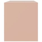 Casa si Gradina - Mobilier - Comode si corpuri - Comode - Dulapuri TV 2 buc Roz 67x39x44 cm Otel - Infinity.ro