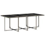 Casa si Gradina - Gradina si terasa - Mobilier exterior - Seturi mobila gradina - Set mobilier gradina cu perne, 9 piese, gri, poliratan - Infinity.ro