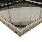 Casa si Gradina - Gradina si terasa - Mobilier exterior - Seturi mobila gradina - Set mobilier gradina cu perne, 9 piese, gri, poliratan - Infinity.ro
