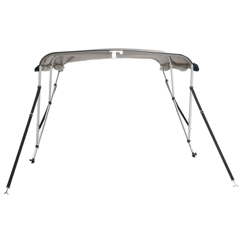Auto si Moto - Ambarcatiuni - Accesorii ambarcatiuni - Parasolar Bimini 4 arcuri pereti laterali, 243x(185-198)x137 cm, gri antracit - Infinity.ro