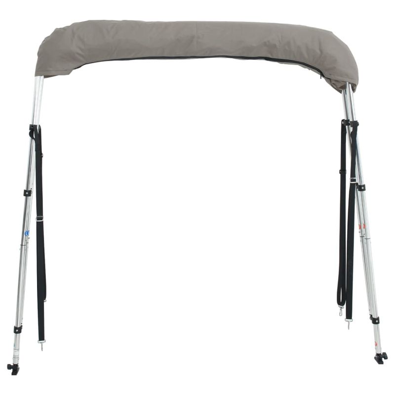 Auto si Moto - Ambarcatiuni - Accesorii ambarcatiuni - Parasolar Bimini 4 arcuri pereti laterali, 243x(185-198)x137 cm, gri antracit - Infinity.ro