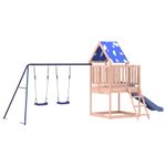 Jucarii, Copii si Bebe - Jucarii si jocuri - Jucarii de exterior - Spatii de joaca si accesorii - Set de joaca pentru exterior, lemn masiv de douglas - Infinity.ro