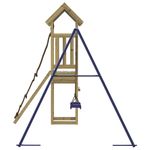 Jucarii, Copii si Bebe - Jucarii si jocuri - Jucarii de exterior - Spatii de joaca si accesorii - Set de joaca pentru exterior, lemn de pin impregnat - Infinity.ro