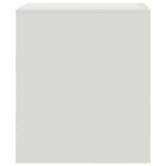 Casa si Gradina - Mobilier - Comode si corpuri - Noptiere - Noptiere, 2 buc., alb, 34,5x39x44 cm, otel - Infinity.ro