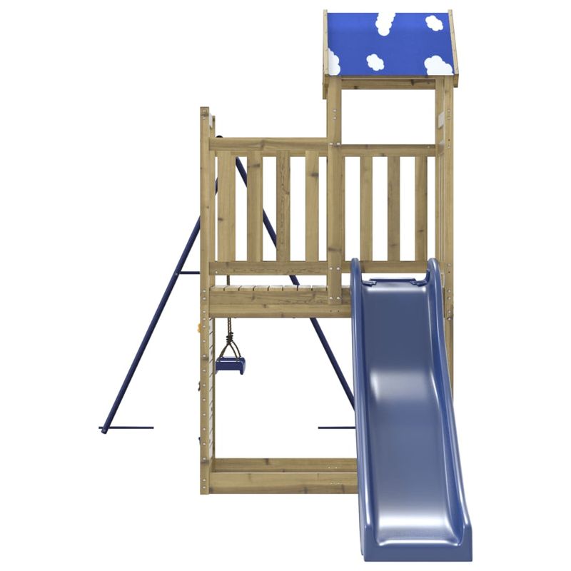 Jucarii, Copii si Bebe - Jucarii si jocuri - Jucarii de exterior - Spatii de joaca si accesorii - Set de joaca pentru exterior, lemn de pin impregnat - Infinity.ro