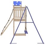 Jucarii, Copii si Bebe - Jucarii si jocuri - Jucarii de exterior - Spatii de joaca si accesorii - Set de joaca pentru exterior, lemn masiv de pin - Infinity.ro