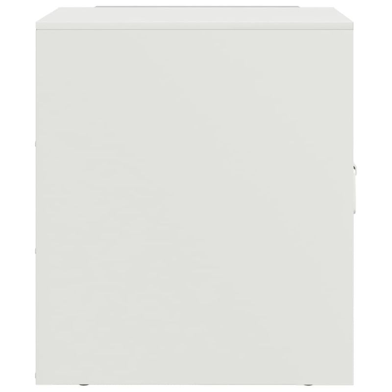 Casa si Gradina - Mobilier - Comode si corpuri - Noptiere - Noptiere, 2 buc., alb, 34,5x39x44 cm, otel - Infinity.ro