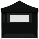 Casa si Gradina - Gradina si terasa - Umbrele si pavilioane - Pavilioane - Cort pliabil pentru petreceri cu 4 pereti laterali, negru - Infinity.ro