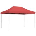 Casa si Gradina - Gradina si terasa - Umbrele si pavilioane - Pavilioane - Cort de petrecere pliabil Pop-Up, 410x279x315 cm, visiniu - Infinity.ro