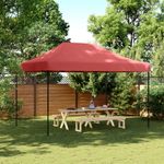 Casa si Gradina - Gradina si terasa - Umbrele si pavilioane - Pavilioane - Cort de petrecere pliabil Pop-Up, 410x279x315 cm, visiniu - Infinity.ro