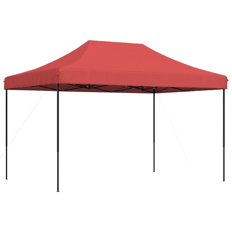 Casa si Gradina - Gradina si terasa - Umbrele si pavilioane - Pavilioane - Cort de petrecere pliabil Pop-Up, 410x279x315 cm, visiniu - Infinity.ro