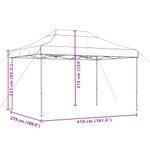 Casa si Gradina - Gradina si terasa - Umbrele si pavilioane - Pavilioane - Cort de petrecere pliabil Pop-Up, 410x279x315 cm, visiniu - Infinity.ro
