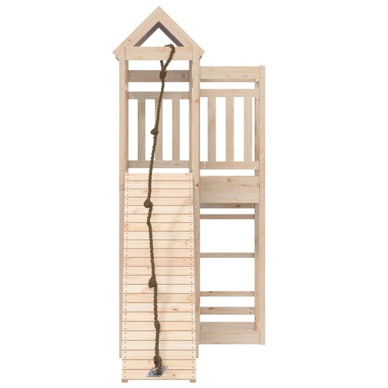 Jucarii, Copii si Bebe - Jucarii si jocuri - Jucarii de exterior - Spatii de joaca si accesorii - Set de joaca pentru exterior, lemn masiv de pin - Infinity.ro