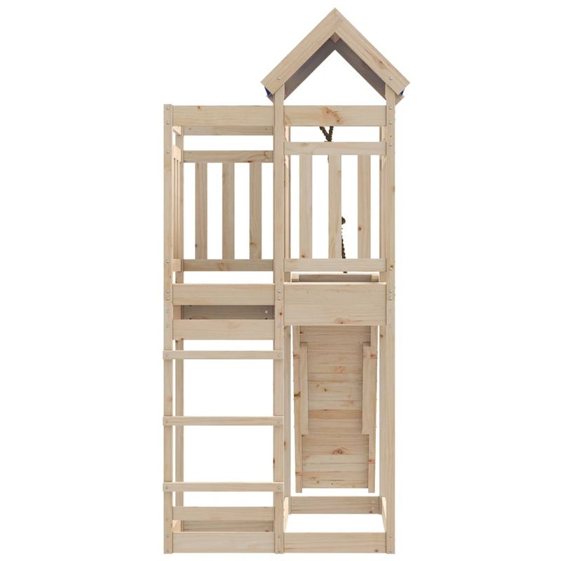 Jucarii, Copii si Bebe - Jucarii si jocuri - Jucarii de exterior - Spatii de joaca si accesorii - Set de joaca pentru exterior, lemn masiv de pin - Infinity.ro
